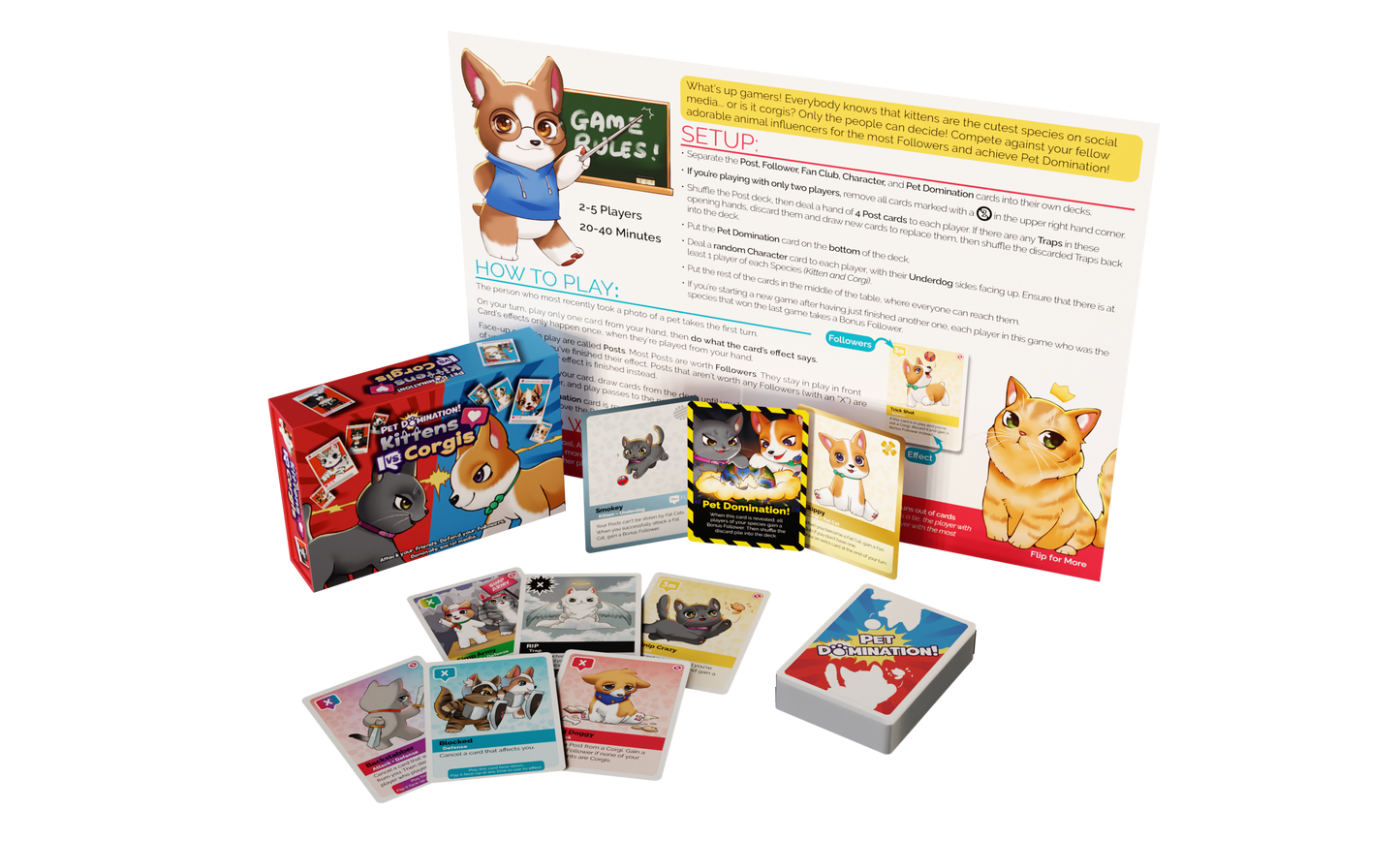 Pet Domination: Kittens vs Corgis