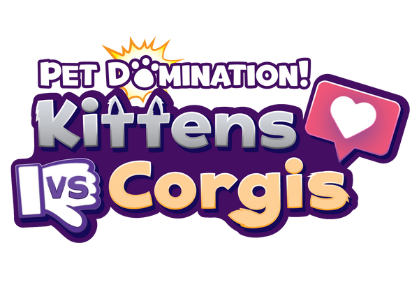 Kittens vs Corgis logo
